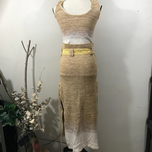 Bouncy Wear Knit Skirt Set - Picture 6 of 8